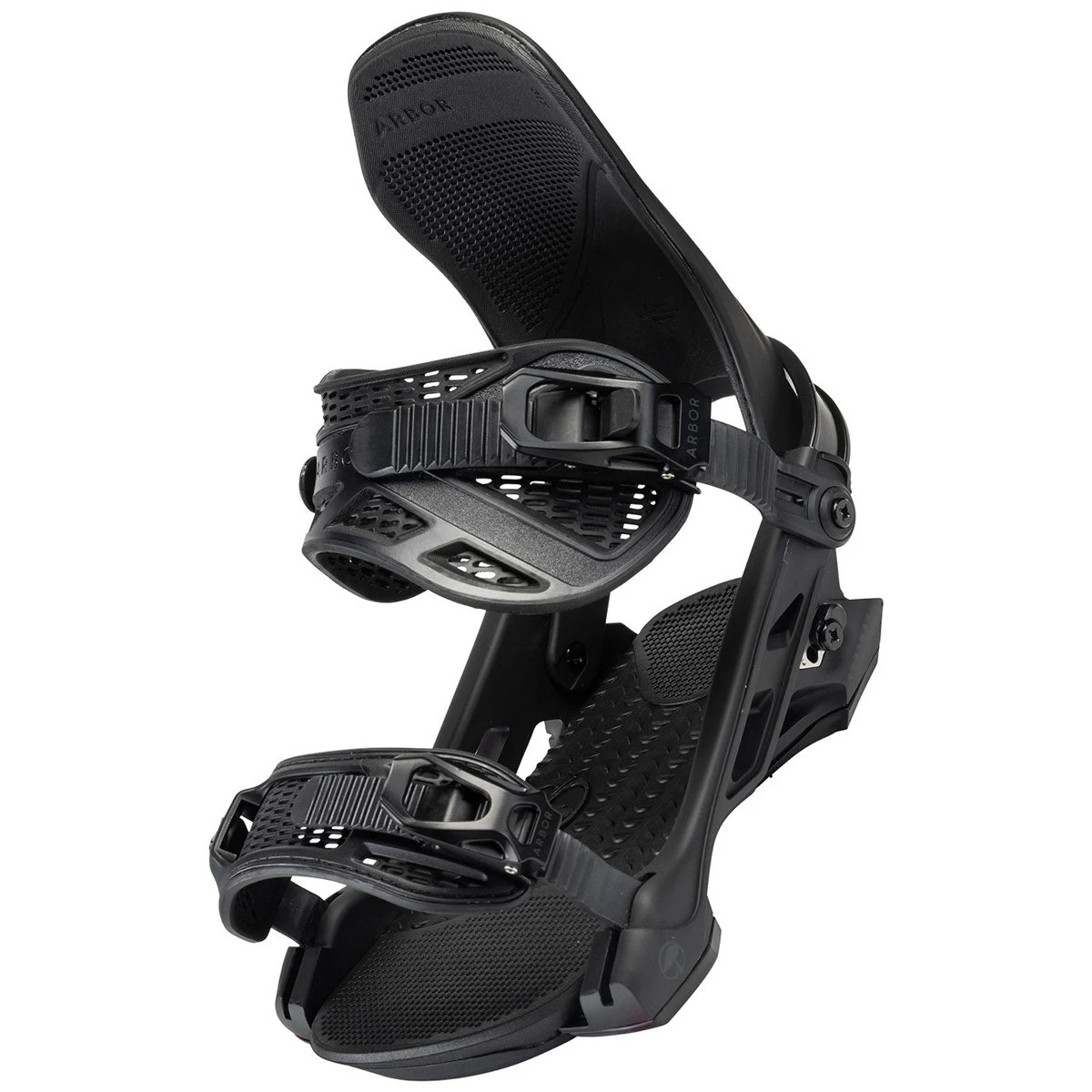 Arbor Hemlock 2024 Snowboard Bindings - Black 4 Arbor Hemlock 2024 Snowboard Bindings - Black - Image 2