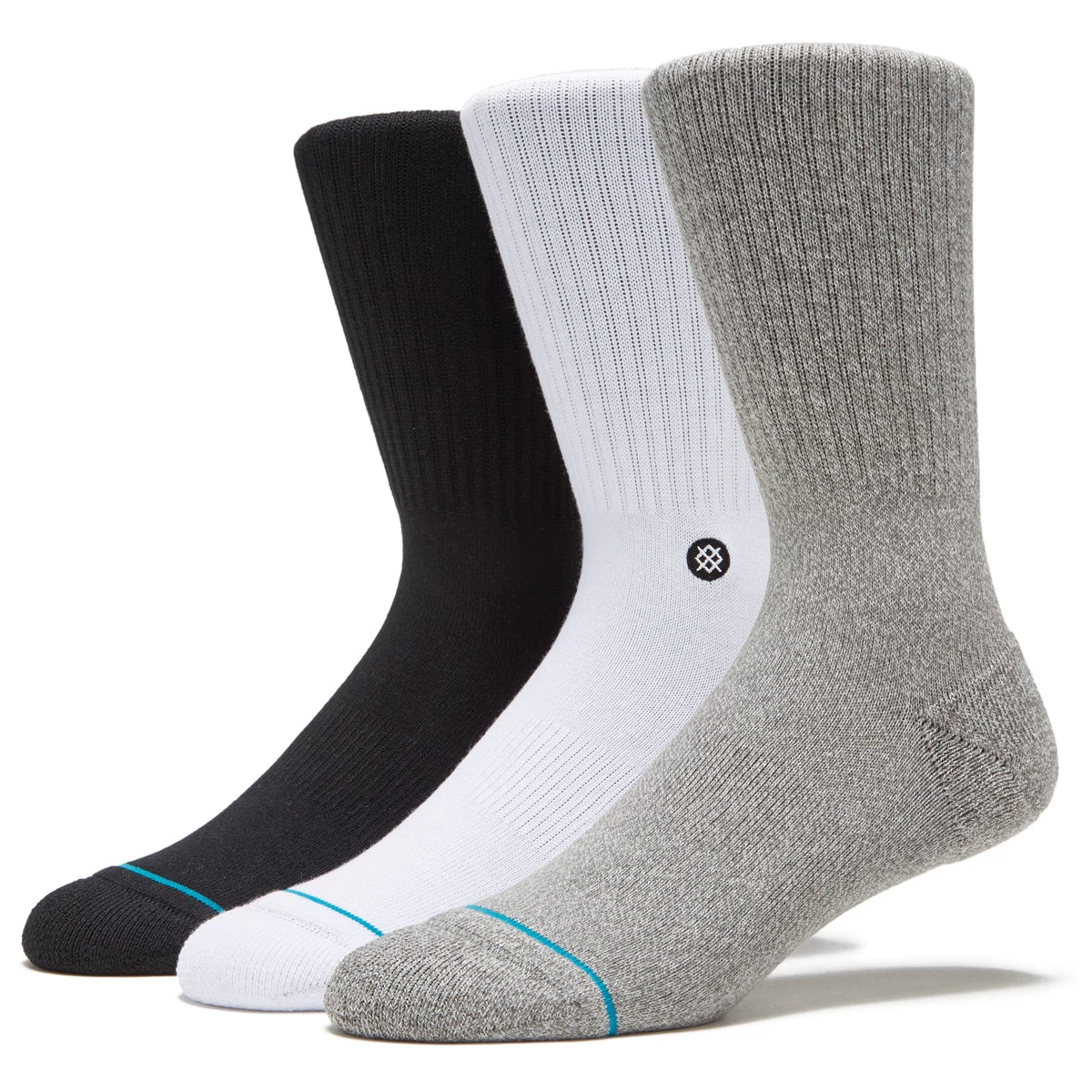 Stance Icon 3 Pack Socks - Multi 3 Stance Icon 3 Pack Socks - Multi