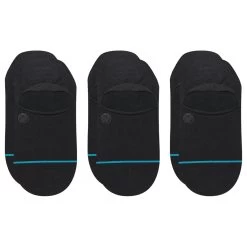 Stance Icon No Show 3 Pack Socks - Black
