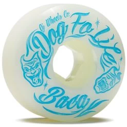 OJ Sammy Baca Dog Fo Life EZ EDGE 99a Skateboard Wheels - White - 54mm