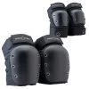 Pro-Tec Street Knee And Elbow Open Back Combo Pads - Black -Snow Warm Clothing 194521044558 1