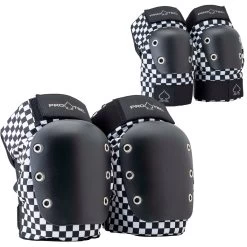 Pro-Tec Street Knee/Elbow Open Back Set Of Pads - Checker
