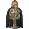 Thirty Two Womens Ava Snowboard Jacket - Black/Camo -Snow Warm Clothing 194691100238 1