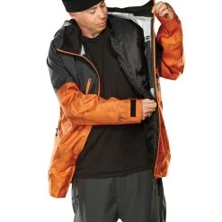 Thirty Two Tm-3 Snowboard Jacket - Black/Orange -Snow Warm Clothing 194691274700 3