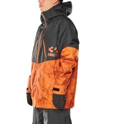 Thirty Two Tm-3 Snowboard Jacket - Black/Orange -Snow Warm Clothing 194691274700 4