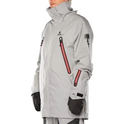 Thirty Two Spring Break Pintail Powder Pa Snowboard Jacket - Gravel 8 Thirty Two Spring Break Pintail Powder Pa Snowboard Jacket - Gravel -Snow Warm Clothing 194691274991 3