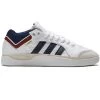 Adidas Tyshawn Shoes - White/Collegiate Navy/Grey -Snow Warm Clothing 195746096087 1