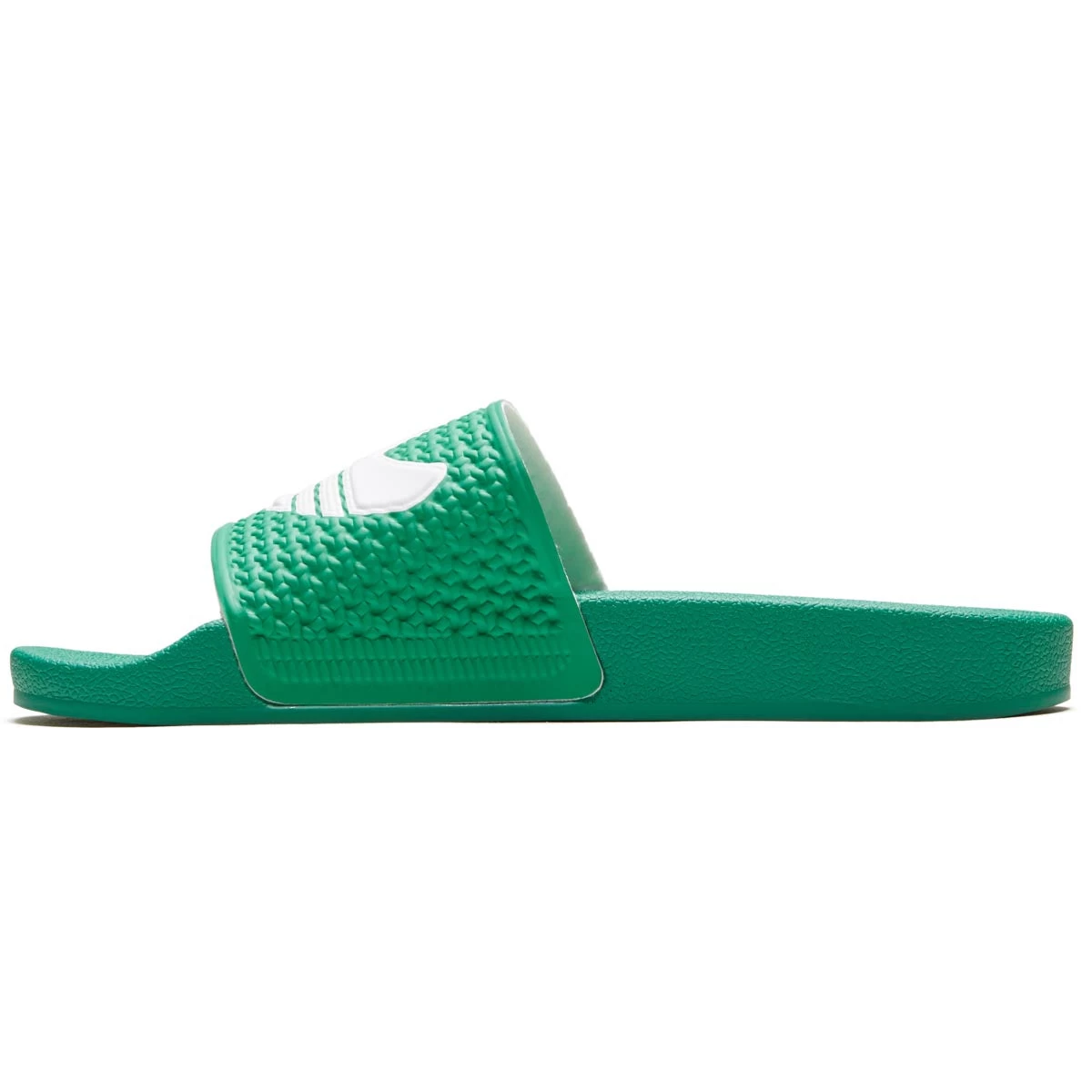 Adidas Shmoofoil Slide Shoes - Semi Court Green/Semi Court Green/White 4 Adidas Shmoofoil Slide Shoes - Semi Court Green/Semi Court Green/White - Image 2
