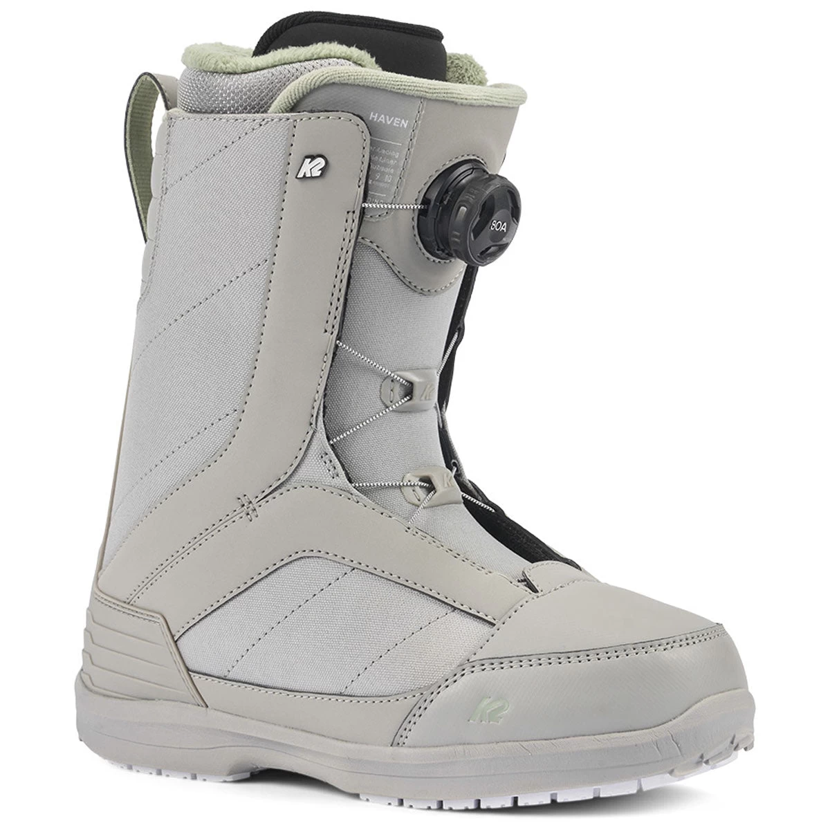 K2 Womens Haven 2024 Snowboard Boots - Grey 3 K2 Womens Haven 2024 Snowboard Boots - Grey