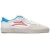 Lakai Cambridge Shoes - White/Coral Suede -Snow Warm Clothing 196377080667 1