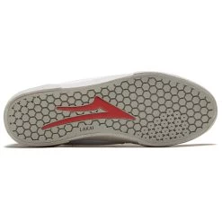 Lakai Cambridge Shoes - White/Coral Suede -Snow Warm Clothing 196377080667 4