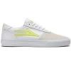 Lakai Manchester Shoes - White/Neon Suede -Snow Warm Clothing 196377099669 1