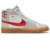 Nike SB Zoom Blazer Mid Prm Shoes - Summit White/University Red -Snow Warm Clothing 196606206431 1