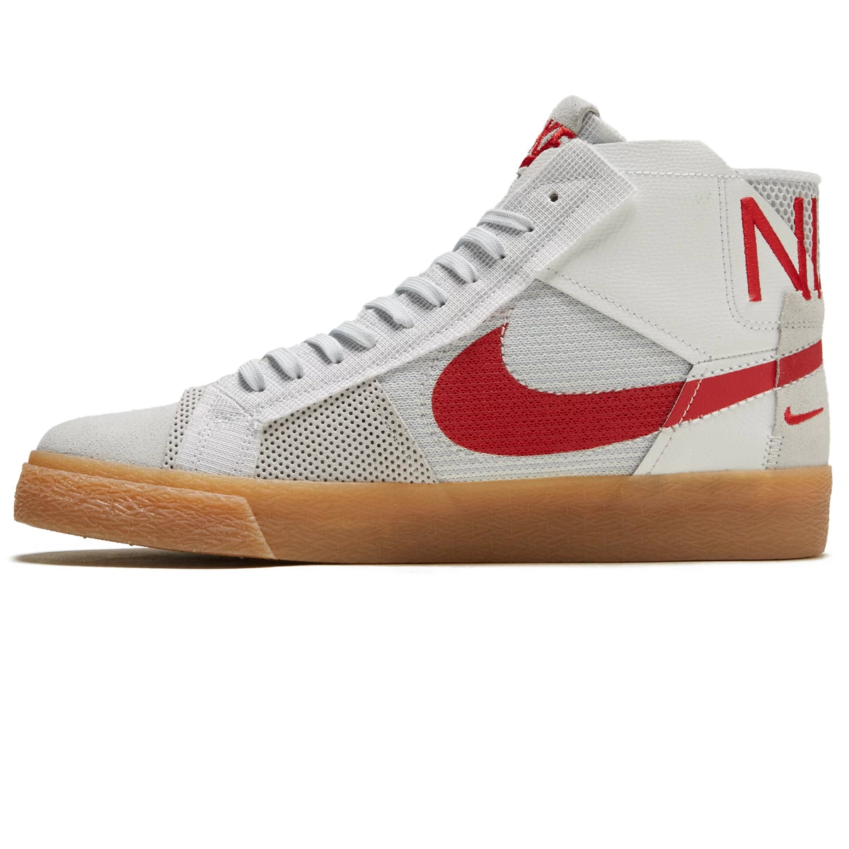 Nike SB Zoom Blazer Mid Prm Shoes - Summit White/University Red 4 Nike SB Zoom Blazer Mid Prm Shoes - Summit White/University Red - Image 2