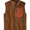 Patagonia Men's Classic Retro-X Vest -Snow Warm Clothing 2122 patagonia mensclassicretroxvest brownbrown