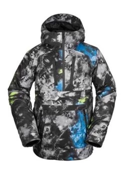 Volcom Men's Brighton Pullover - 2022 Model -Snow Warm Clothing 2122 volcom mensbrightonpullover tiedye