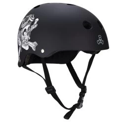 Triple Eight Certified Sweatsaver Elliot Sloan Helmet - Black Rubber -Snow Warm Clothing 604352036689 3