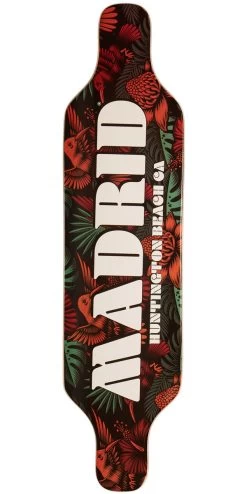 Madrid Trance 40" Top-mount Longboard Deck - Tropics