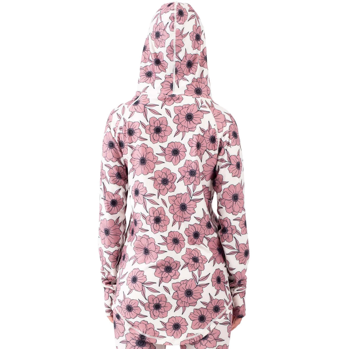 Eivy Icecold Hood Top Snowboard Base Layer - Wall Flowers 4 Eivy Icecold Hood Top Snowboard Base Layer - Wall Flowers - Image 2