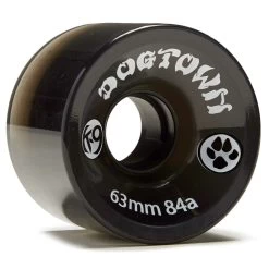 Dogtown K-9 Cruiser 84a Skateboard Wheels - Clear Black - 63mm