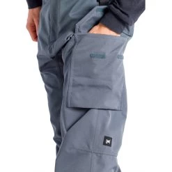 L1 Sentinal Bib 2023 Snowboard Pants - Slate -Snow Warm Clothing 7630221831065 3