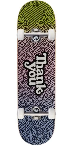Thank You Amazing Logo Skateboard Complete - 8.25"