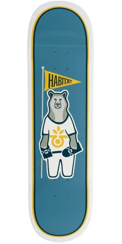 Habitat Hal Skateboard Deck - Slate - 8.25"