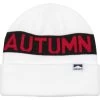 Autumn Halftime Beanie - White -Snow Warm Clothing 810099821239 1