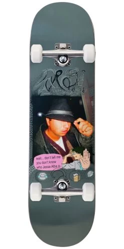 Frog Fedora Jesse Alba Skateboard Complete - Grey - 8.25"