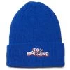 Toy Machine Hirotext Dock Beanie - Blue -Snow Warm Clothing 827059416053 1