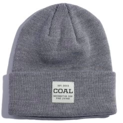 Coal The Uniform Mid Beanie - Heather Grey