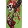 Powell Peralta Powell-Peralta X Metallica Flight Shape 192 Skateboard Deck - Lime Green - 9.26"