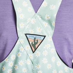 Airblaster Womens Hot Bib Snowboard Pants - Mint Daisy -Snow Warm Clothing 847678183877 3