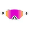 Volcom Yae Snowboard Goggles - Matte White/Pink Chrome -Snow Warm Clothing 884932381501 1