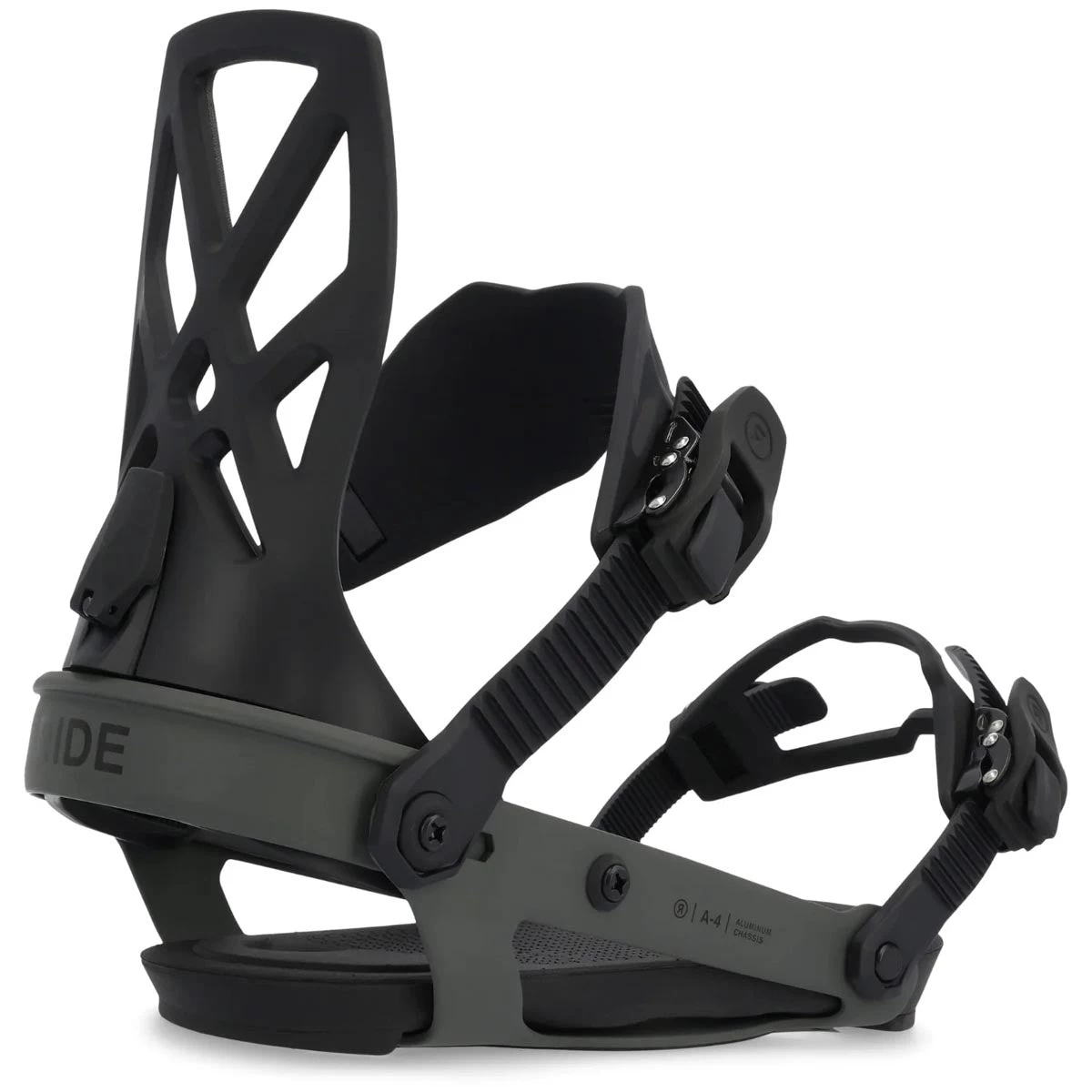 Ride A-4 2024 Snowboard Bindings - Black 3 Ride A-4 2024 Snowboard Bindings - Black