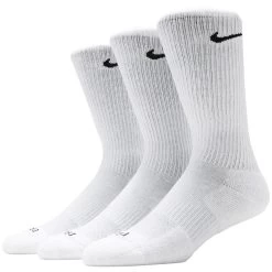 Nike SB Everyday Plus Cushioned 3 Pack Of Socks - White/Black