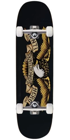 Anti-Hero Team Shaped Eagle Blue Meanie Skateboard Complete - Navy - 8.75"