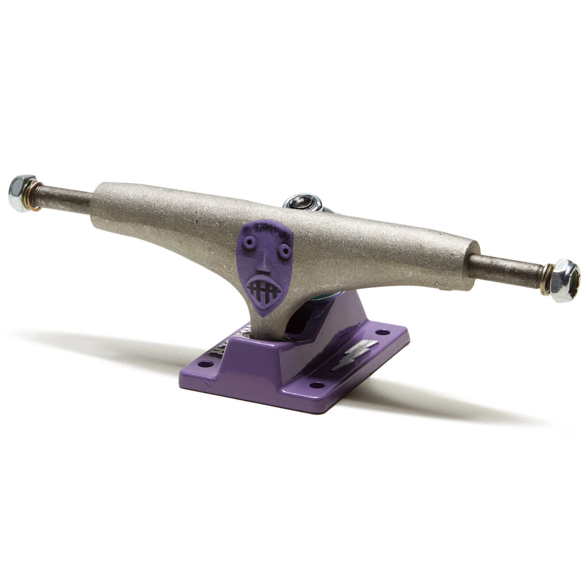 Thunder Akwasi Guest Artist Pro Editions Skateboard Trucks - Raw/Lavender - 147mm 3 Thunder Akwasi Guest Artist Pro Editions Skateboard Trucks - Raw/Lavender - 147mm