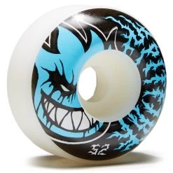 Spitfire Classic Formula Bighead Deathmask Skateboard Wheels - White - 52mm