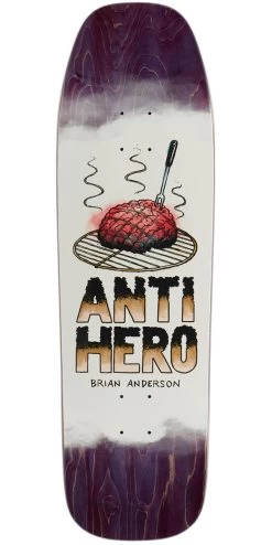 Anti-Hero B.a. Toasted Fried Cooked Skateboard Deck - 9.25"