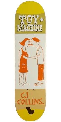 Toy Machine Collins Kilgallen Skateboard Deck - 8.18"