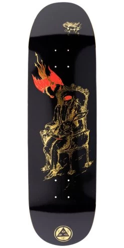 Welcome Self Portrait On A Baculus 2.0 Skateboard Deck - Black/Gold Foil - 9.00"