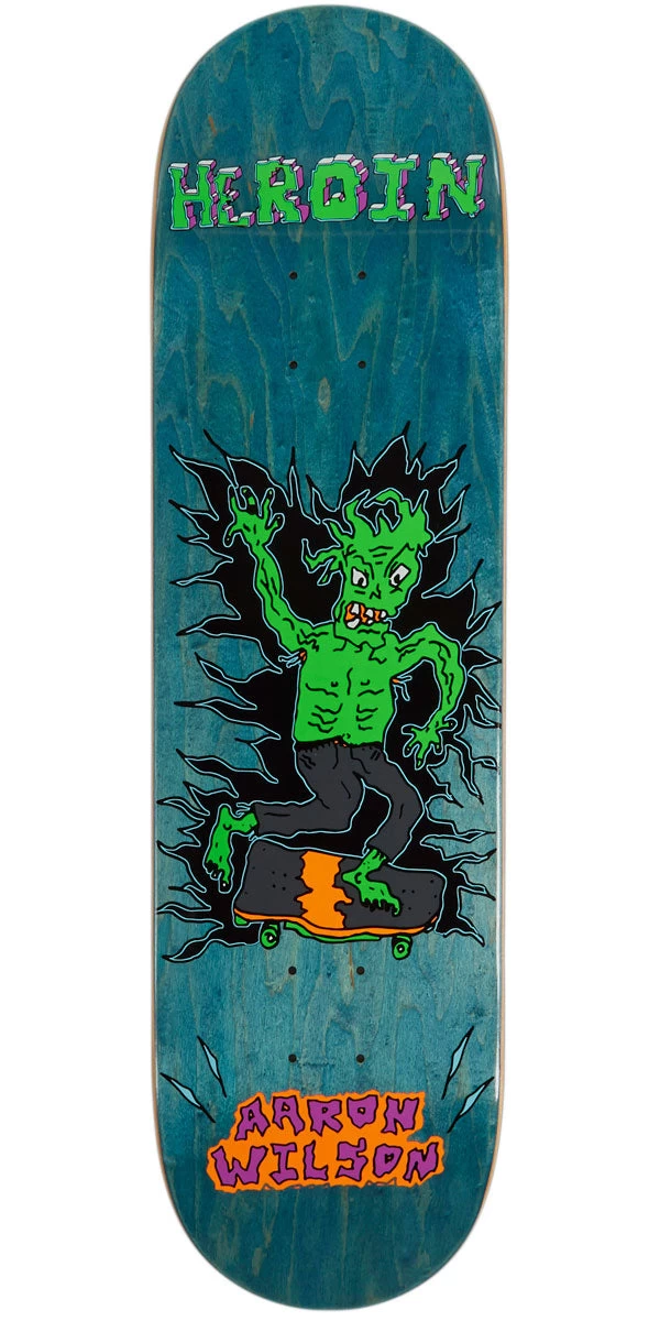 Heroin Wilson Dead Toon Skateboard Deck - 8.50" 3 Heroin Wilson Dead Toon Skateboard Deck - 8.50"