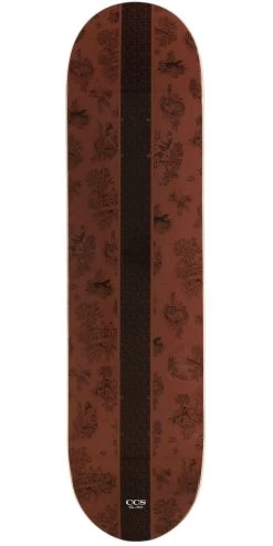 CCS Toile Skateboard Deck - Brown Root