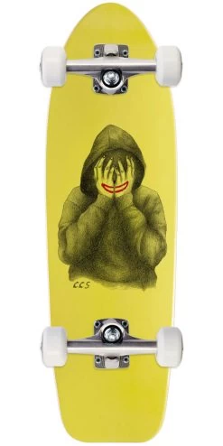 CCS Smile On The Surface Crusier Skateboard Complete - Yellow