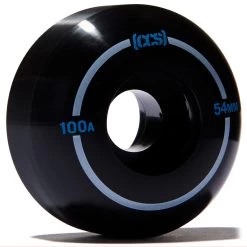 CCS Skateboard Wheels - 54mm Black