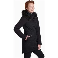 Kuhl Women's Ukon Down Parka -Snow Warm Clothing fw22 23 2200 blko s 3