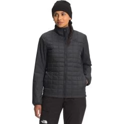 The North Face Women's Thermoball Eco Snow Triclimate Jacket -Snow Warm Clothing fw22 nf0a4r18 hat modelalt4