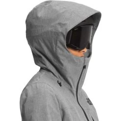 The North Face Women's Thermoball Eco Snow Triclimate Jacket -Snow Warm Clothing fw22 nf0a4r18 hat modelhood2