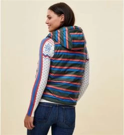 Krimson Klover Women's Vesta Reversible Hooded Vest -Snow Warm Clothing fw23 2050 312 studio 1626